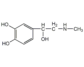 L-adrenaline structural formula